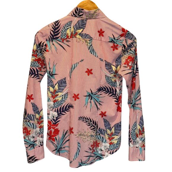 Rochelle Behrens The Shirt Floral & Striped Button Down - size XS - Picture 6 of 6